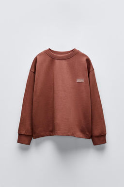 HEAVY JERSEY LABEL T-SHIRT - Zara фото 23