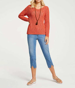 Пуловер, оранжевый - Linea tesini фото 4