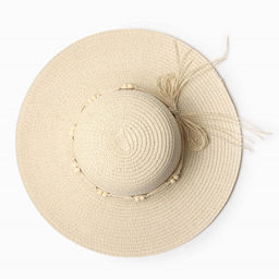 Шляпа женская MINAKU, цв. бежевый, р-р 58  фото 5