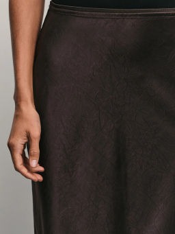 Юбка миди из сатина / Zarina  фото 6