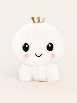 Кошелёк плюшевый "White octopus", white (10*12 см)