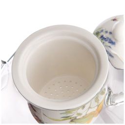 ЧАЙНИК СТЕКЛЯННЫЙ С СИТОМ LEFARD ПРОВАНС ЛИМОНЫ 500 МЛ