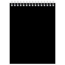 Блокнот А5 60л. на гребне "Для конференций. Черный" ("BG", Б5гр60 8593)