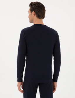 Lacivert Regular Fit Sweatshirt - Cacharel фото 5