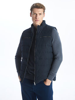 Standart Kal?p Dik Yaka Erkek Yelek