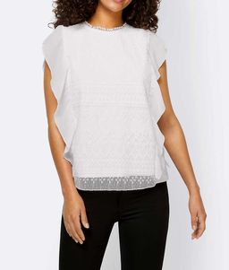 Блузка, экрю - Linea tesini фото 3