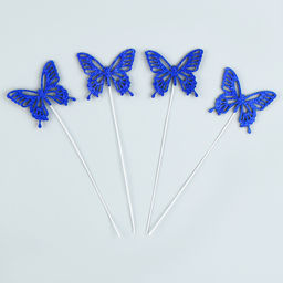 Набор для украшения Бабочки, цвет синий