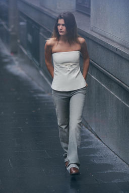 TRF STRAIGHT HIGH-WAIST JEANS