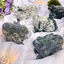 Кролик из Агата мохового - Радуга самоцветов фото 2