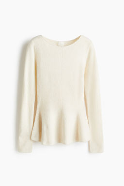 Jersey en punto de canal? con peplum - H&m фото 3