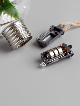 Ёлочный шар Ягоды, 1 LED, от батареек, свечение тёплое белое - Luazon lighting фото 11