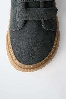 LEATHER STRAP BAREFOOT SNEAKERS - Zara фото 5