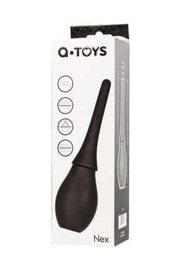 Анальный душ A-Toys by TOYFA Nex, силикон, черный, 23,8 см