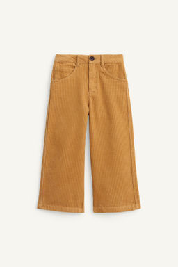 LIMITED EDITION WIDE-LEG CORDUROY TROUSERS - Zara фото 5