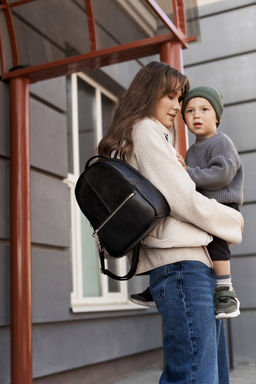 Чёрный рюкзак S.Lavia  фото 26