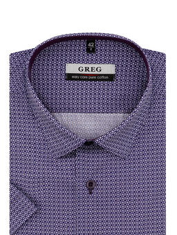 Сорочка мужская короткий рукав GREG 713/201/3224/Z/1