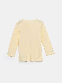 Bisiklet Yaka Bask?l? K?z ?ocuk Pijama Tak?m?