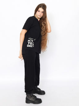 CRB wear / CWSW 60330-22 Футболка женская,черный/Ex.Cherubino  фото 2