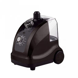 Отпариватель стационарный для одежды "Kelli", пластмассовый корпус, насадка щетка в комплекте, емкость для воды 2л, 12 дисковый латунный ТЭН, готовность пара 30сек, время работы: 45мин, телескопическая стойка 40-110см, подвес для шланга, вешалка-плеч