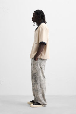 CONTRAST EMBROIDERY SHIRT - Zara фото 4