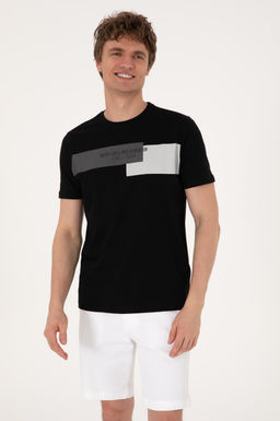 Erkek Regular Fit Bisiklet Yaka Siyah Ti__rt Sepette S_rpriz _ndirim - U.s. polo assn фото 8