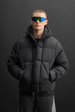 HOODED PUFFER JACKET - Zara фото 11