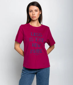 Футболка #КТ643 (1), сливовый
