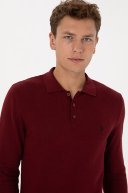 Erkek Bordo Basic Kazak - U.s. polo assn фото 9