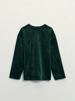 Бархатный кардиган relax fit / Zarina