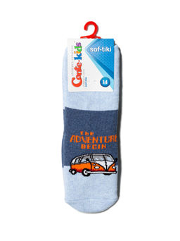 Цена за 2 пары. Носки Теплые Conte-kids Махровые носки SOF-TIKI с отворотом и антискользящей стопой - Conte elegant фото 5