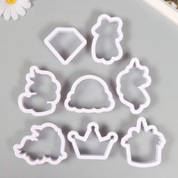 Каттеры для полимерной глины Единороги и облака набор 8 шт - Simaland фото 2