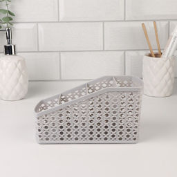 Органайзер для хранения, 4 ячейки, 19×10.5×8 см, МИКС