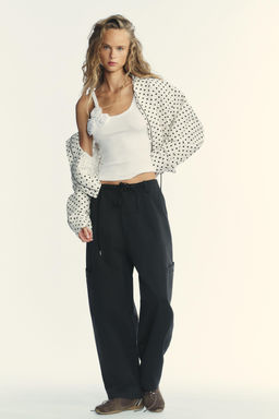 RIBBED FLORAL TOP - Zara фото 15