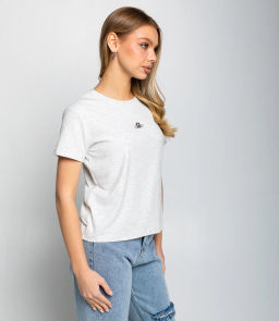 Футболка #КТ623 (5), светло-серый меланж - Dommod фото 2