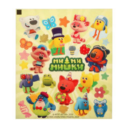 Цена за 5 шт. Наклейки пасхальные для яиц Мимимишки