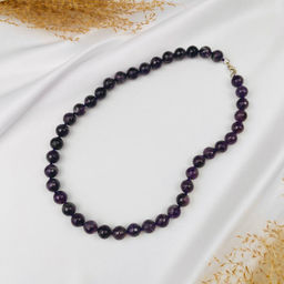 Бусы из Аметиста "шарик" огранка (Бразилия)