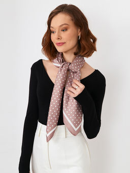 Большой, мягкий, тонкий и очень нежный двусторонний палантин с рисунком. - Tantino фото 9