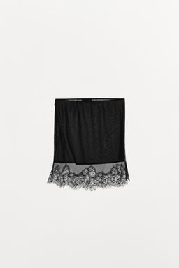 LACE PLEATED SKIRT - Zara фото 6