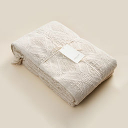 Плед SL Home Cotton 220*240 см , 100% хлопок, 370 гр/м2