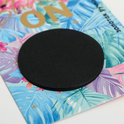 Блок с липким краем Shine ON, + ручка, чёрные листы