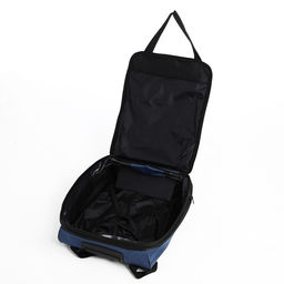 Чемодан на молнии, цвет синий - Simaland фото 8