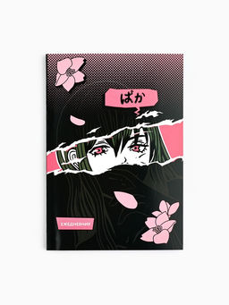 Цена за 2 шт. Ежедневник А5, 80 листов в тонкой обложке «Аниме»