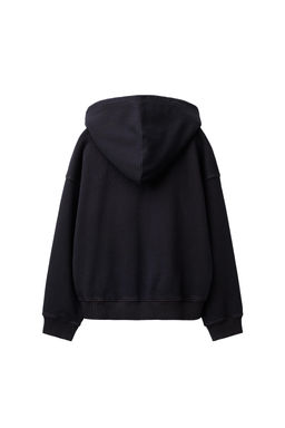 SUDADERA CREMALLERA GARMENT DYE / Gris medio - Zara фото 8