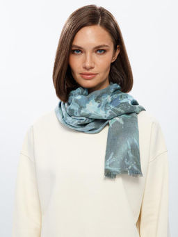 Палантин жен. шерсть+шелк 70х180 S43-8257-14 - Eleganzza фото 4