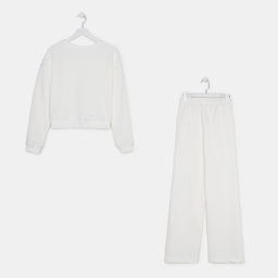 Костюм женский (джемпер, брюки) MIST, размер 48-50, цвет молочный