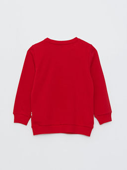 Bisiklet Yaka Y?lba?? Temal? Uzun Kollu Erkek ?ocuk Sweatshirt - Waikiki фото 2