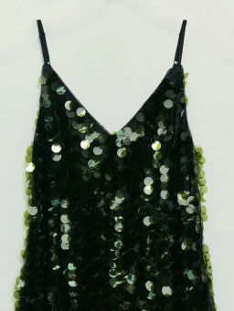 Платье миди с пайетками / Zarina