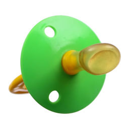 Соска - пустышка ортодонтическая, латекс, +0мес., цвет МИКС - Крошка я фото 3