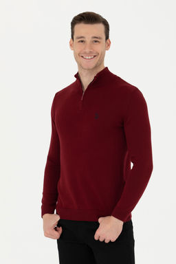 Мужской бордово-красный свитер - U.s. polo assn фото 17