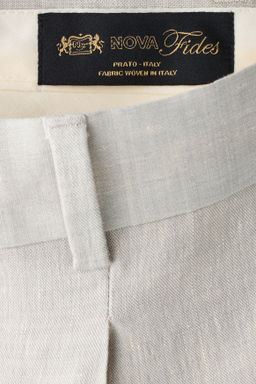 Pantal?n de traje en mezcla de lino Regular Fit - H&m фото 4